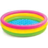 intex Renkli Şişme Taban 3 Bölmeli Havuz 147X33 cm LEGO Temalı Eğlenceli Bahçe Oyuncağı