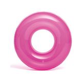 Intex Şeffaf Jumbo Çocuk Yüzme Simidi Mor 76 cm (59260) - Renkli - Havuz Aksesuarı