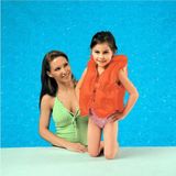 intex Şişme Can Yeleği Yüzme Can Yeleği Deniz Yeleği Şişme Cankurtaran Yelek Life Vest Emniyet 50X47 Cm. - 0 - 3 Yaş - Açık Gri