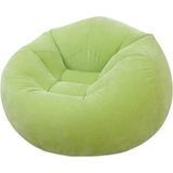 intex Şişme Puf Koltuk Kadife Kaplama Şişme Keyif Koltuğu - Intex Inflatable Chair Set 68569 - Yeşil