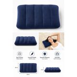 Intex Şişme Seyahat Yastığı 43X28x9 Cm Lacivert - Kamp Yolculuk Ve Boyun Yastığı Lacivert