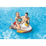 intex Tutmalı Jetski Binici - Çocuk Şişme Jet Ski - Deniz Binici Motor - Havuz Binici Jetski 117X77 Cm. - Jetski - 117 x 77 cm - Renkli