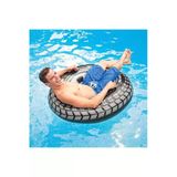 Intex Tutmalı Teker Desenli Simit - Şişme Tekerlek Simit - Teker Deniz Simidi-Lastik Desenli Simit 114 cm.