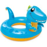intex Wet Set Collectıon Dinazor Figürlü Çocuk Havuz Deniz Simidi 58 cm 3-6 Yaş - 1 - Mavi