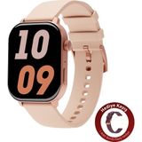 Inteya HiWatch Talk 2 Amoled Ekran Android ve IOS Uyumlu Silikon Kayışlı Akıllı Saat - Rose Gold