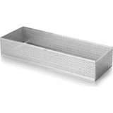 İntime - Delikli Tart Kalıbı Dikdörtgen - 18 x 5 cm Yükseklik 2 cm - 18 cm