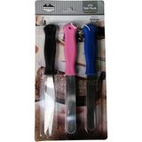 intime endüstriyel mutfak Intime - Karadağ Model - Metal 3’lü Pasta Sıvama Bıçağı Spatula Seti Sıvama Paleti
