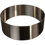 intime endüstriyel mutfak Pasta Çemberi - Argon Kaynaklı Metal - Çap 17 Cm Yükseklik 10 Cm 65456