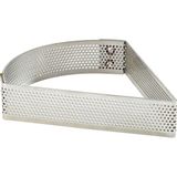 İntime - Paslanmaz Delikli Tart Kalıbı Üçgen - 14 cm - Yükseklik 2 cm