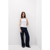 Intimissimi Pima Cotton Fine Ribbed Tank Top - Beyaz - L