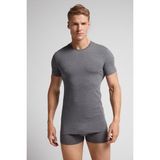 Intimissimi Stretch Pima Cotton T-Shirt - 2XL - Koyu Gri
