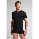 Intimissimi Stretch Pima Cotton T-Shirt - Siyah