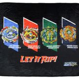 INTIMO Beyblade Burst Spinner Üstler Let It Rip! Fafnir Ace Dragon Erase Devolos Peluş Polar Battaniye 122 cm x 152 cm