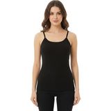 İntimo Kadın Ip Askılı Renkli Kaşkorse Güpürlü Atlet BGL-ST05184 - Siyah - L - XL