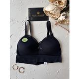 İntive lingerie-innocent&attractive Celine C Cup Bambu Hisli Ultra Rahat Polamid Kumaştan Dokulu Dantel Detaylı Balensiz Desteksiz Sütyen
