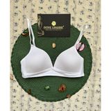İntive lingerie-innocent&attractive Koza %95 Pamuklu Balensiz İnce Askılı Genç Kız Tekli Alıştırtırma Küçük Beden Sütyen