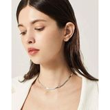 İntive lingerie-innocent&attractive MurayShine Balık Sırt İtalyan Yassı Paslanmaz Çelik Basic Kolye (Gold, Gümüş)