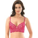 İntive lingerie-innocent&attractive NBB Dantelli Kaplı Balenli Push-up Korse Tasarım Sütyen- 4568