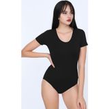 İntive lingerie-innocent&attractive NBB U Yaka Kısa Kollu Alttan Çıtçıtlı Body/Atlet -2945