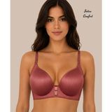 Intive Lingerie Intive Comfort Taşlı V Aksesuarlı Parlak Kumaşlı C Cup Lazer Kesim Ithal Sütyen-Geniş Renk Seçenkli - 85C - Gül Kurusu
