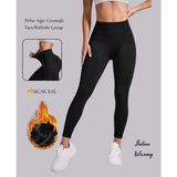Intive Lingerie Intive Warmy Ağır Gramajlı Kalın Beli Çelik Örme Esnek Peluş Termal Tayt/külotlu Çorap - S - M - Siyah