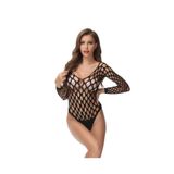 İntive Lingerie Kadın Geniş File Düşük Omuz Büstiyer/Babydoll - 15528 Siyah Standart
