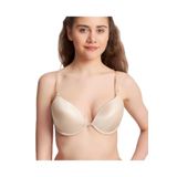 İntive Lingerie Le Jardin Valeria Biyeli Taşlı Mikro Push-up Arkası İp Detaylı Sütyen - 7007 Bej 90B