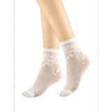 Intive Lingerie Milla Dantel Desenli 15 Den Feminen Şirin Soket Çorabı-Ten/vanilya - Standart