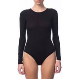 Intive Lingerie Nbb 0 Bisiklet Yaka Alttan Çıtçıtlı Body/Atlet -2946 - M - Siyah
