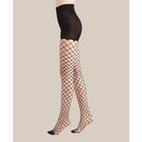 Intive Lingerie Nbb 70 Den Orta File Ağlı Box Body Burunlu Külotlu ÇORAP-9362 - Siyah