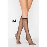 Intive Lingerie Penti Yok Gibi 5 Den Görünmez Parlak Pantolon Çorabı X3 - Standart - Siyah