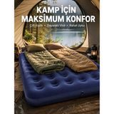 İntora Çok Amaçlı Şişme Hava Yatağı Çift Kişilik Hızlı Şişirme Vanalı