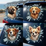 İntora Fulcar Köpek Tasarımlı Araç Stickerı - 1 Ay