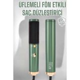 İntora Üflemeli Fön Tarak Düzleştirici Seramik Kaplama Elektriklenme Karşıtı - Seçenek