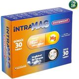 Intramag Day Night 30+30 Tablet 2 Adet Magnezyum Çinko ve B6 Vitamini İçeren Takviye