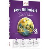 İntro Yayınları 8. Sınıf Fen Bilimleri Soru Bankası Ciltli Kitap Türkçe Sınav Bilgisi İçin