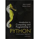 introduction to computing and programming in python 4th (guzdial, ericson)