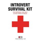 INTROVERT SURVIVAL KIT: A Sarcastic Lined Notebook with 120 Daily Introvert Quotes & Social Battery Tracker | Funny Gag Gift for Introverts, Homebodies, and Socially Exhausted Humans | 6x9 Journal.