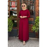 Invee Elbise 7002A Bordo - 1