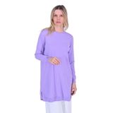 Invee Gömlek Garnili Triko Tunik LİLA