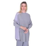 İnvee Körüklü Triko Tunik Gri 6250