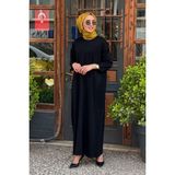 Invee Triko Elbise 7060 Siyah - 2