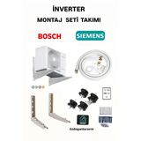 İnverter 9000 Btu-12000 Btu Klima 3 Metre Boru 50 Cm Ayak Titreşim Takozu
