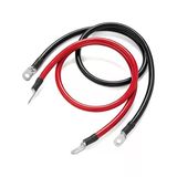 İnverter Akü Arası Nyaf 25 Mm 1+1 Metre Bağlantı Kablosu İki Ucu Pabuçlu Set