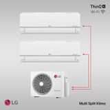 Inverter Multi Split Wi-Fi Klima Dp2 12K+18K Btu