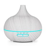 Invicta 550ML Aramolı Hava Terapi Aromaterapi Difüzör, 7 LED Renkli Işık, Uzaktan Kumandalı, Sessiz Çalışma, Otomatik Kapanma, 3 Zamanlayıcı Ayarlı, Ahşap Görünümlü Nemlendirici