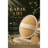 invictus design Kabak Lifi Pad Peeling Banyo Kesesi Organik Yuvarlak Lif Kese Selülit Batık 1 Adet
