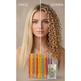 invictus design Kadın Isısız Saç Şekillendirme Afro Sert Spiral Çubuk Bukle Seti Perma Lastik Toka Hediyeli