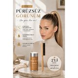 invictus design Kadın Sleek Bun Saç Modeli Sıkı Ahşap Topuz Fırça Tarak Ve Saç Wax 2'li Set