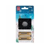Invisibobble - SET L Apres Ski Date Night 3pc - 2 klipsli + 1 kumaş kaplı saç tokası